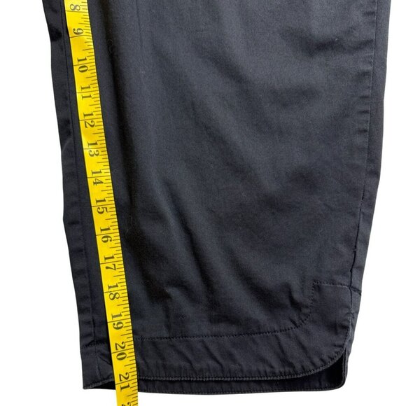 Lane Bryant Womens Crop Pants Size 18 Black Drawstring Relaxed Elastic Waist - Picture 6 of 12